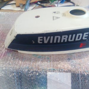 Evinrude 4HP 2 Stroke Outboard Top Cowling Engine Cover Cowl Hood Genuine OEM Used