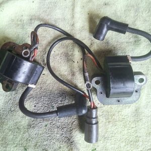 Genuine OMC Ignition Coil Pair Johnson Evinrude 4HP 5HP 6HP Outboard